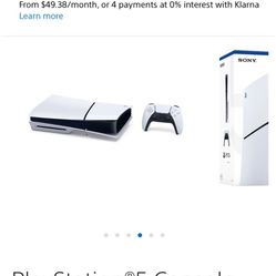 PlayStation Slim  (Disk version)+ PlayStation Bluetooth Headset 