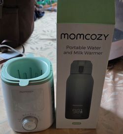 Mom Cozy bottle/breastmilk warmer and stainless steel thermo bottle