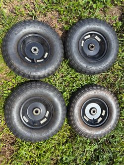 Gorilla garden cart wheels 13 inch