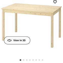 Pine IKEA Dining Room Table 