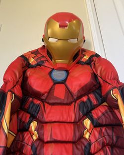 MARVEL Boys Deluxe Iron Man Costume
