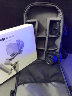 EOS R50 V Mirrorless with 14-30mm, DJI RS 4 Mini Combo Kit and Padded Camera Bag