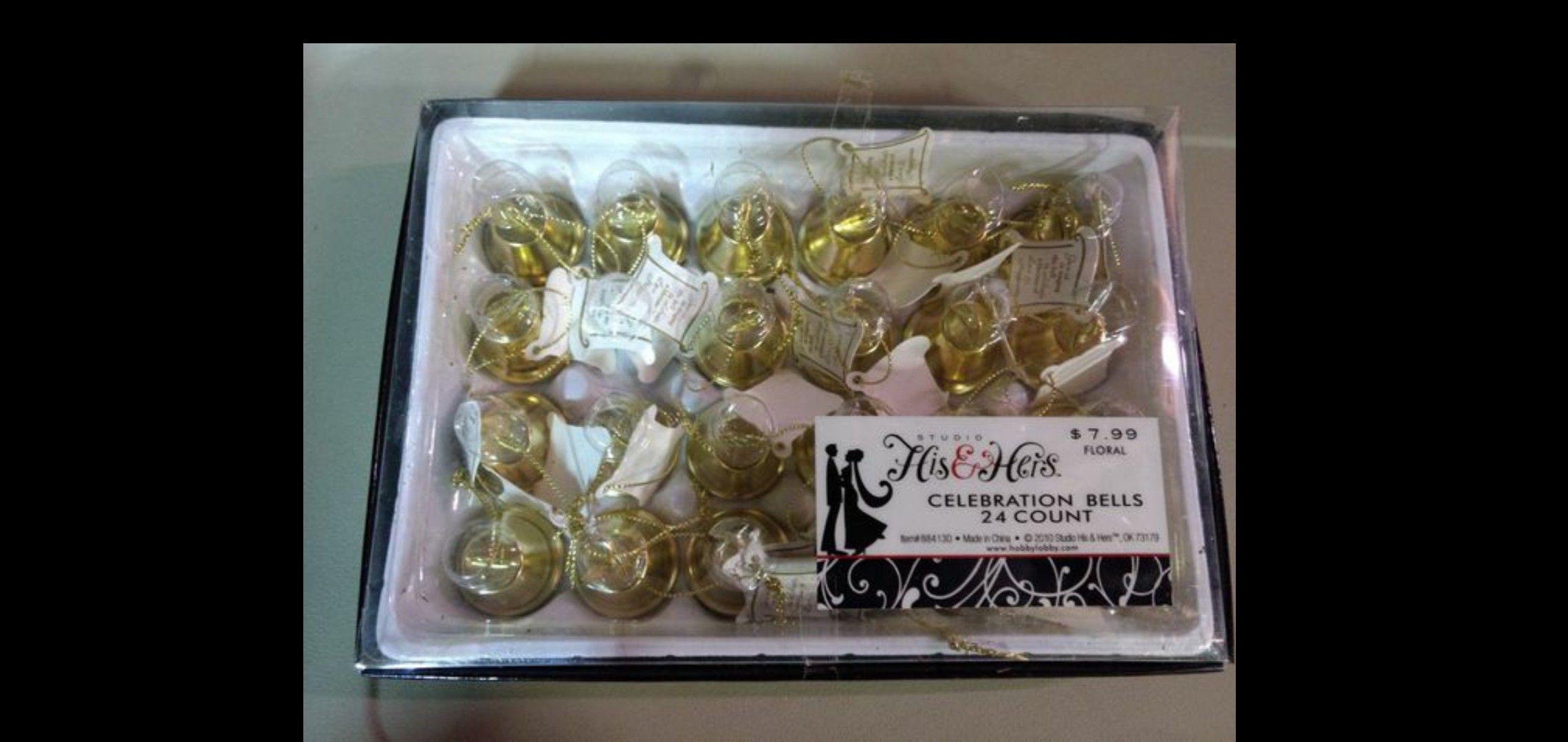 Kissing Bells for Wedding or Anniversary Reception