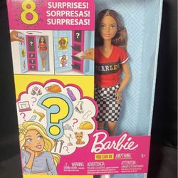 Barbie You Can Be Anything  Brunette Doll with 8 Surprises