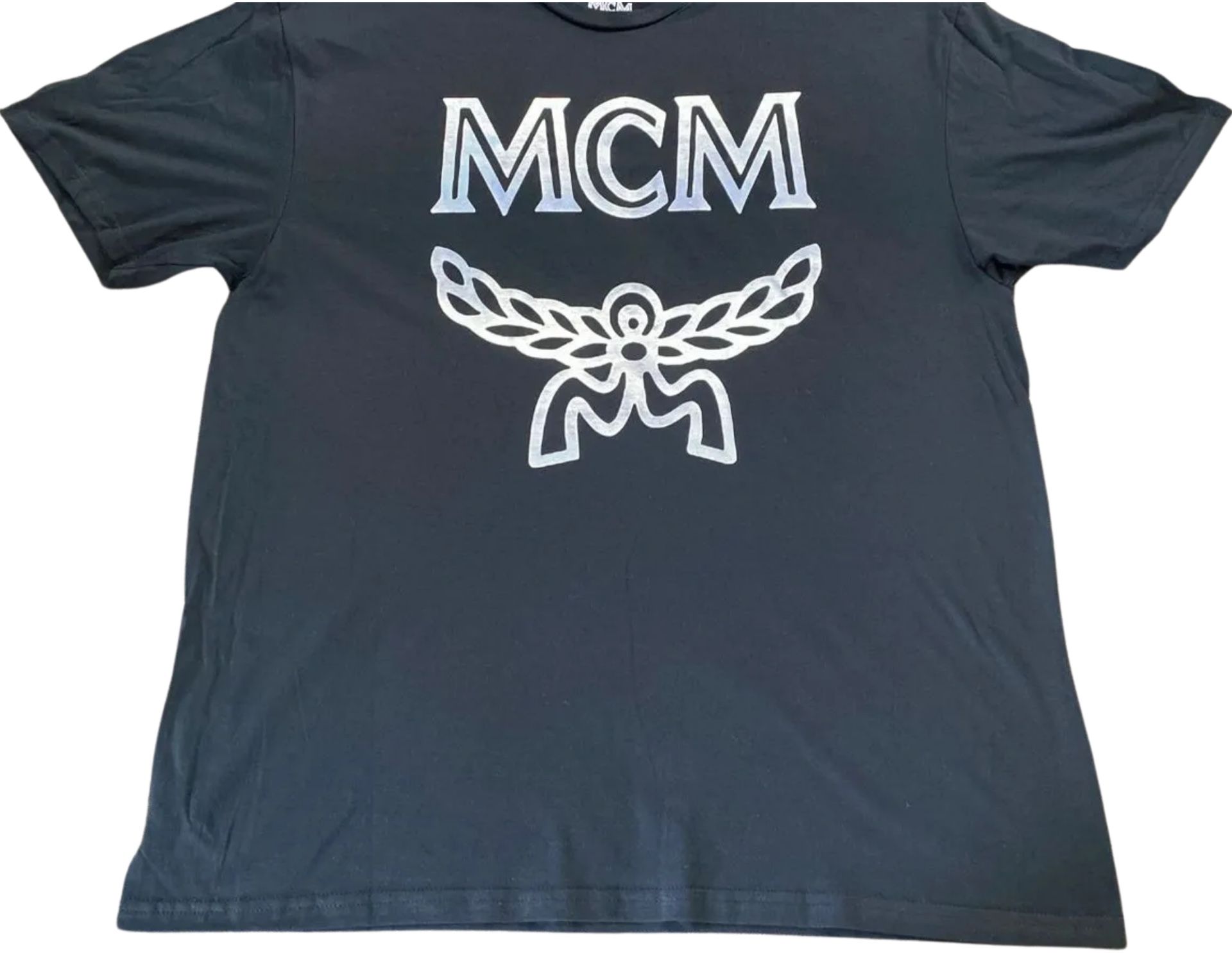 MCM Hologram Logo Print T-Shirt