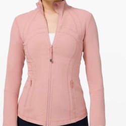 Lululemon coral pink define jacket 