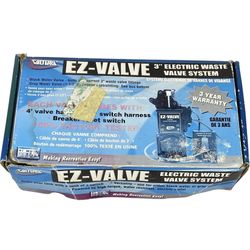 Valterra EZ Valve 3" Electric Waste Valve System #E1003 Black Used Working