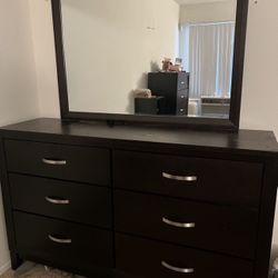 Dark Wood Dresser