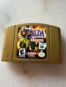 Legend of Zelda Majora’s Mask Not For Resale CLEAN