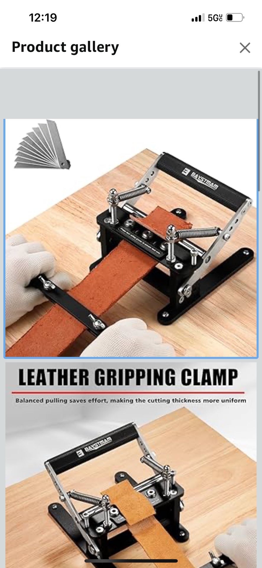 Leather Skiver Leather Splitter with Pulling Handle,Leather Peeling Machine, Leather Skiver, Aluminum Made,Leather Skiving Leather Working Tools with