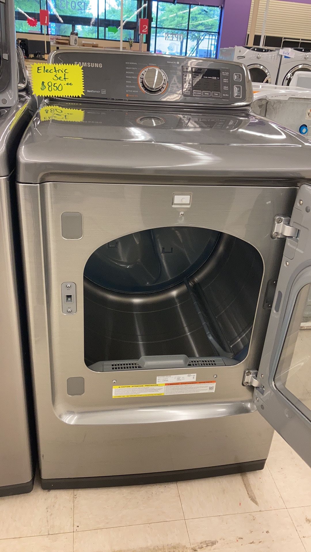 Used Top Load Washer And Dryer With Warranty Works Perfectly