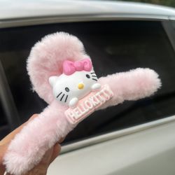 Hello Kitty Plush Hair Clip