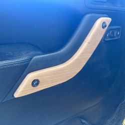 Custom Cherry Hard Wood Door Trim Set For Jeep Wrangler 2007-2018