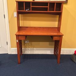 Wooden desk