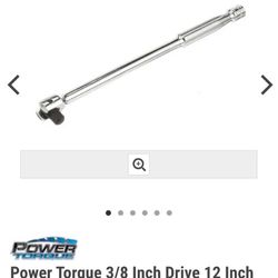 Power Torque 3/8” Drive 12” Extension Bar And Breaker Bar 