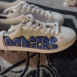 Los Angeles Dodgers Custom Shoes Size 11.5