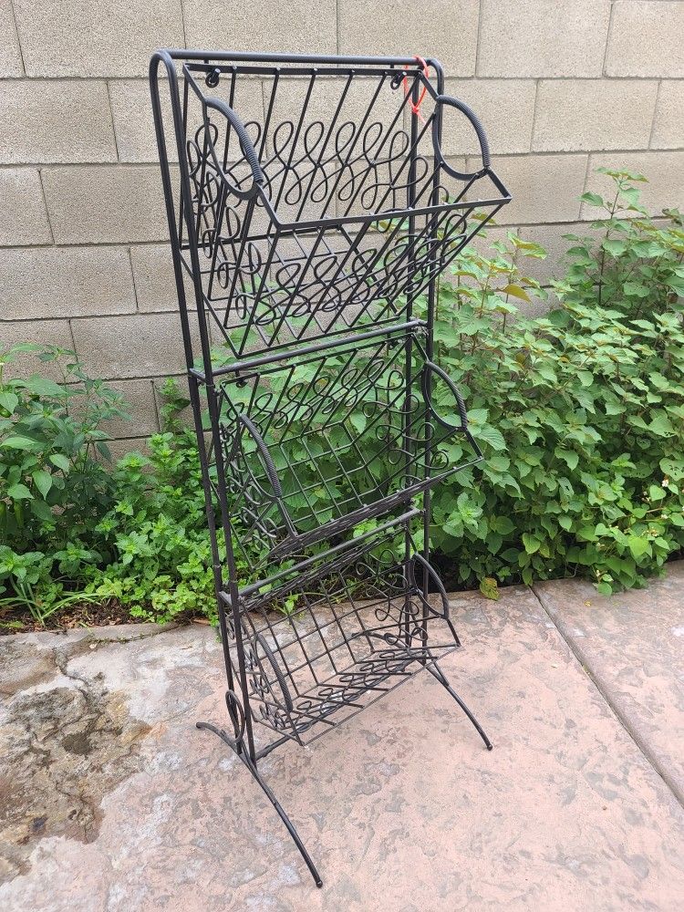 3 Tier Metal Basket Stand- COSTCO