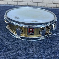Vintage 1980s Premier Brass Piccolo Snare Drum
