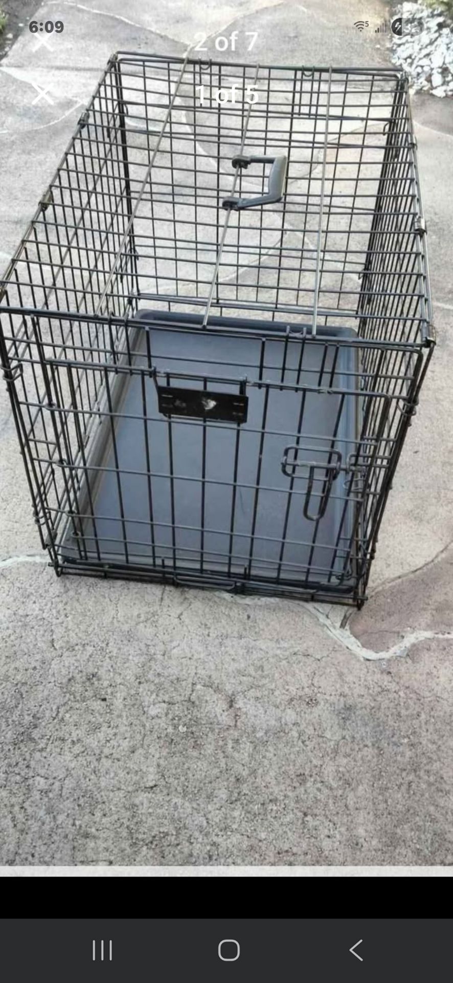 pet kennel small metal folding cage portable travel carrier
