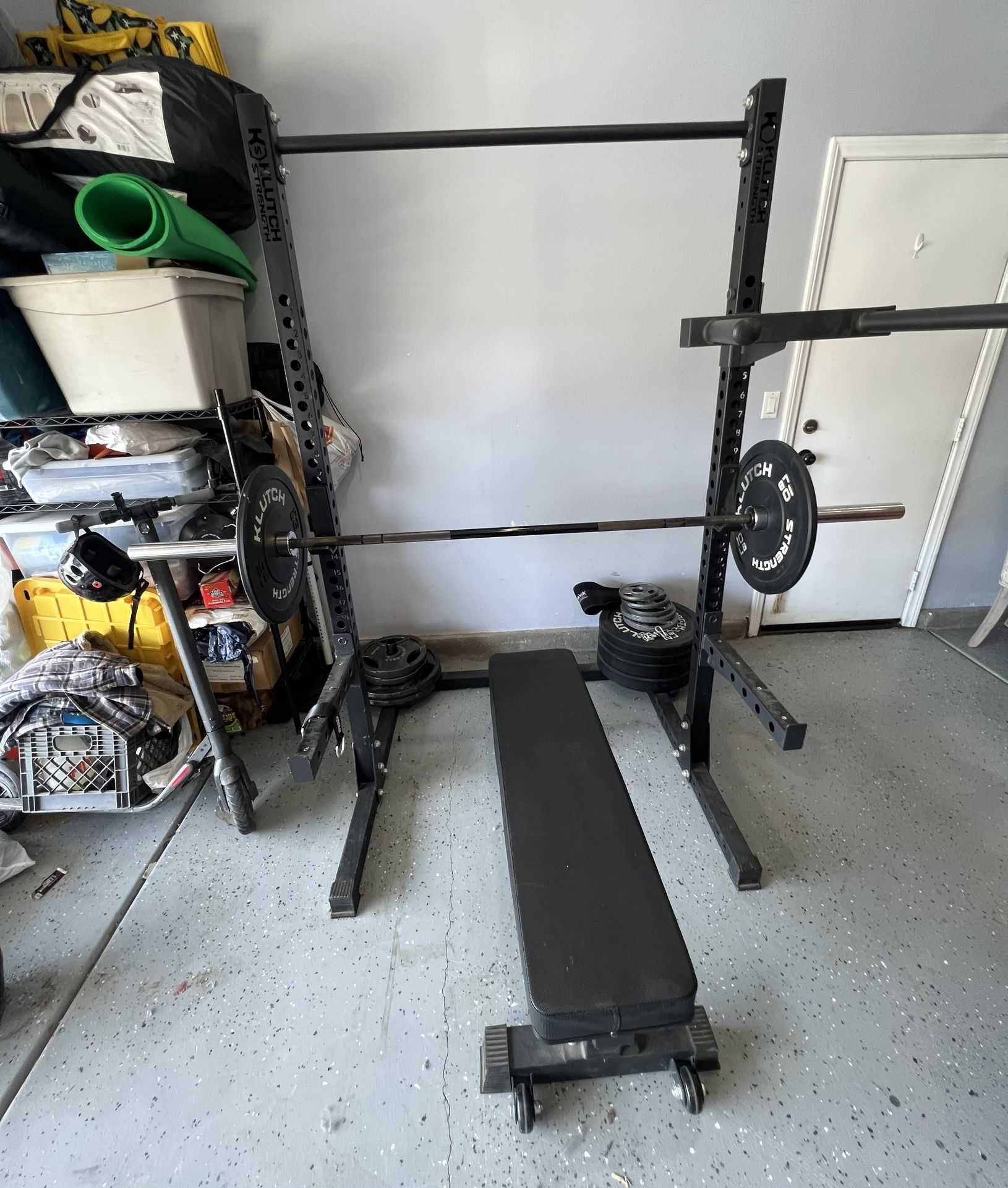 Squat Rack Bench Set