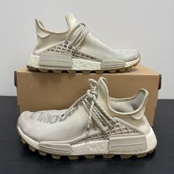 Adidas NMD HU Trail pharell now is her time cream white