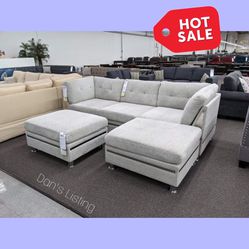New Modular Sectional Couch ! Free Delivery  !! Zero Down Financing !!