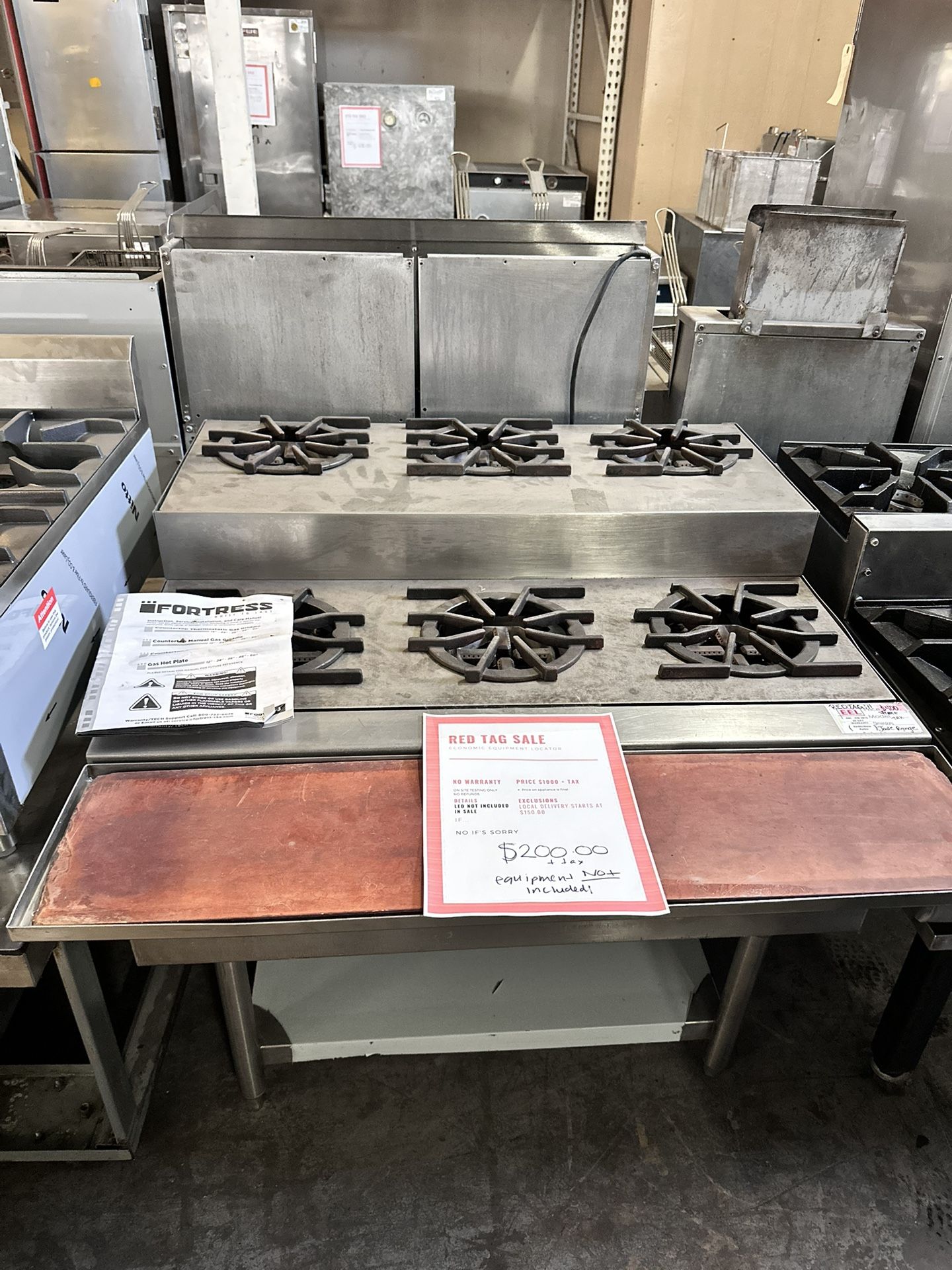 6 Burner Countertop