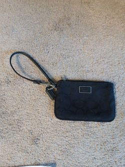 vintage Coach Signature Mini Skinny ID Case / Coin Purse