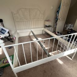 Queen Ikea Steel Frame Bed