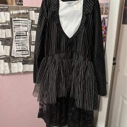 Girls Jack Skellington Costume 