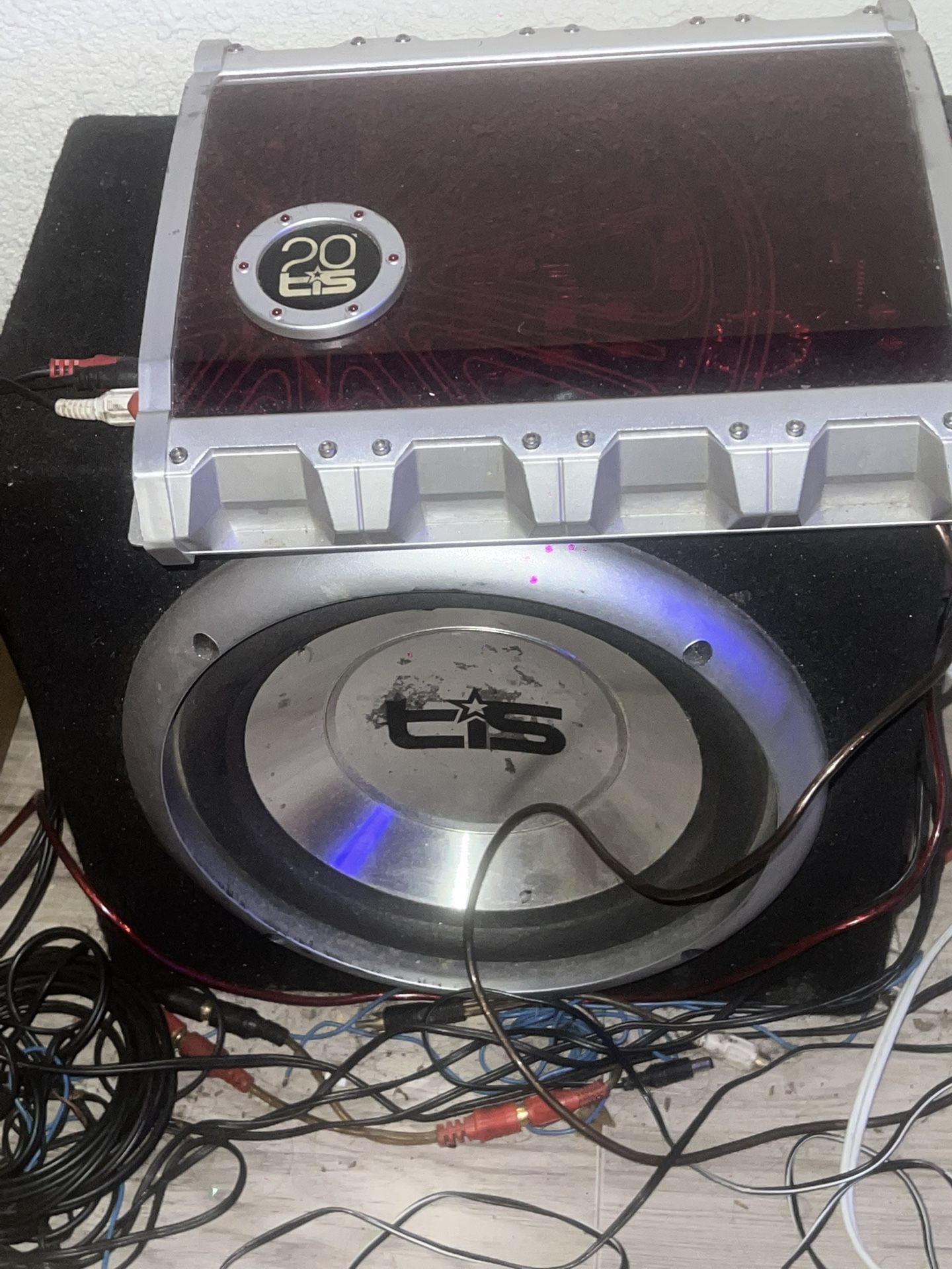 TWENTY INCHES STRONG  IS AUDIO 10" SUBWOOFE...