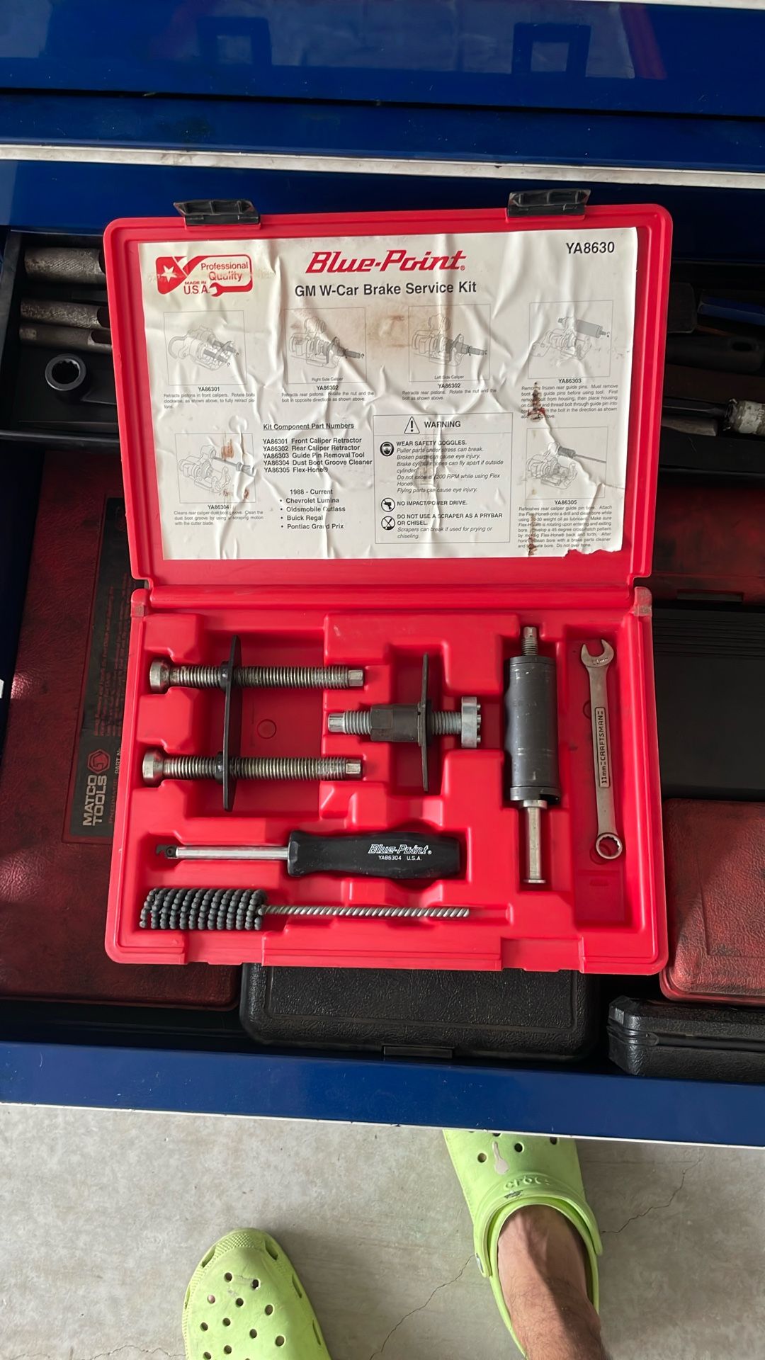 Blue Point GM CAR BRAKE SERVICE KIT