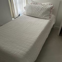 Twin Bed In Excellent Condition With Mattress  $100
