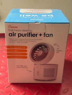 Desktop Air purifier and fan