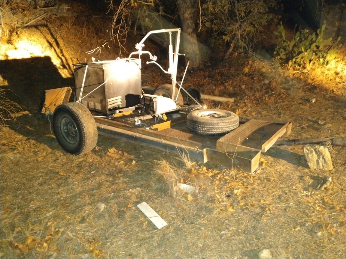 Dune buggy trailer full size wheels plus spare
