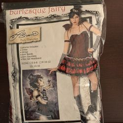 Brand New Halloween Costume  Burlesque Fairy Lg 14-16