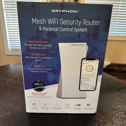 Gryphon Tower Super-Fast Mesh WiFi Router W/ Advance Firewall Security, Parental Controls & Content Filters.