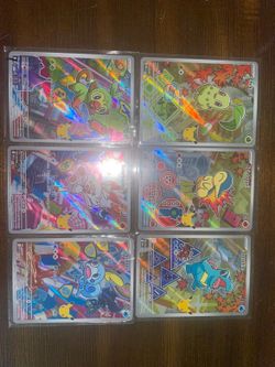 Pokémon 25th Anniversary McDonald's Promo Cards - Grookey, Chikorita, Scorbunny, Cyndaquil, Sobble, Totodile