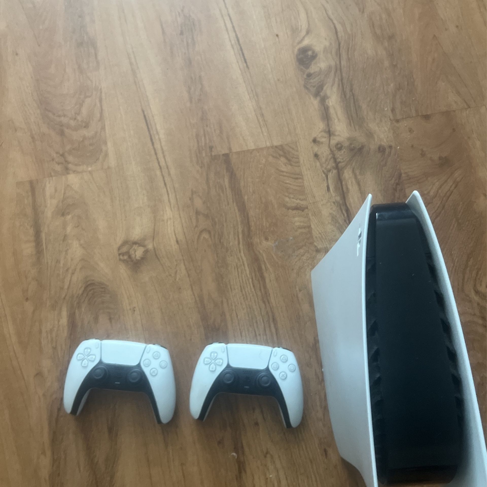 Ps5 With Cords And Controllers