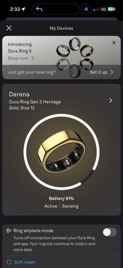 Oura ring
