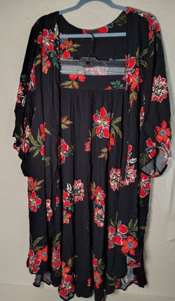 Shyanne Floral Kimono Cardigan And Skirt Set Size L