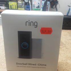 Ring Video Doorbell Wired + Chime