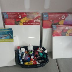 ARTISTS Canvasses And PAINT HUGE DISCOUNT Canvas Michaels Level 2 & 3