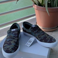 Men’s Size 12.5 or WMN Size 13.5 Adidas Camo Slip On $35