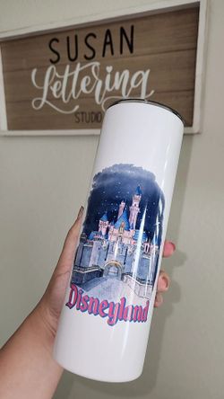 Disneyland Castle Sleeping Beauty Castle 20oz Sublimation Tumbler Disney Gift