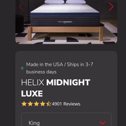 Helix Luxe Midnight King Mattress