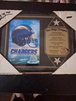 San Diego Chargers NFL Framed Plaque