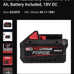 Milwaukee M18 FORGE XC 8.0Ah Batteries — Brand New 🔥 (4 Available)