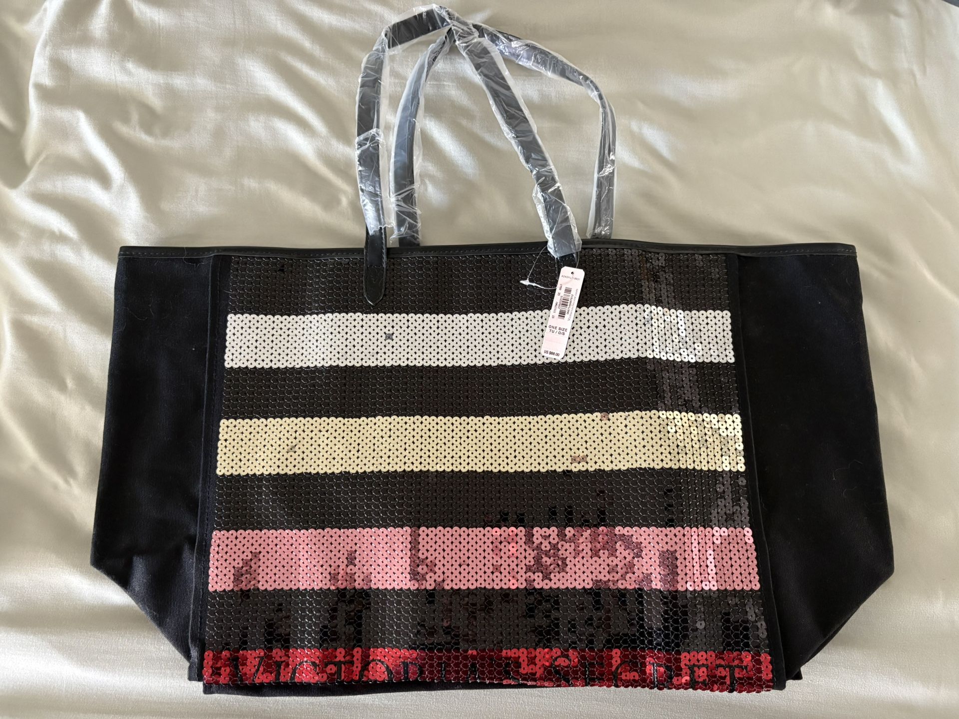 Brand New Victoria’s Secret Black Tote Bag
