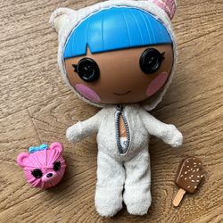 Lalaloopsy Littles Bundles Snuggle Stuff Doll, Pet, & Ice Cream
